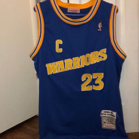 mitch richmond warriors jersey